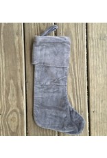 Velvet Stocking - Gray