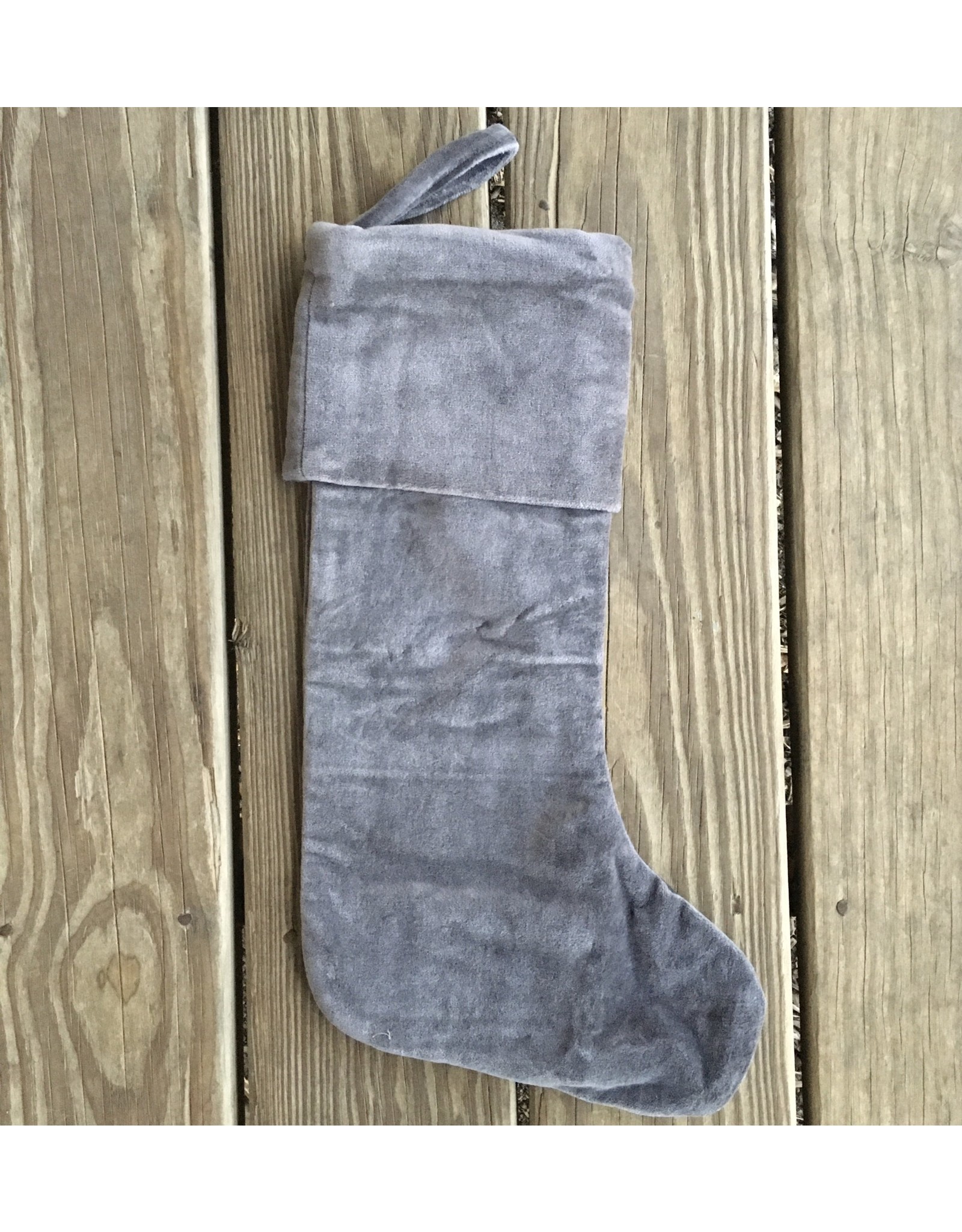 Velvet Stocking - Gray