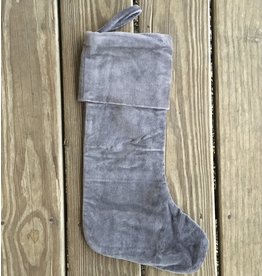 Velvet Stocking - Gray