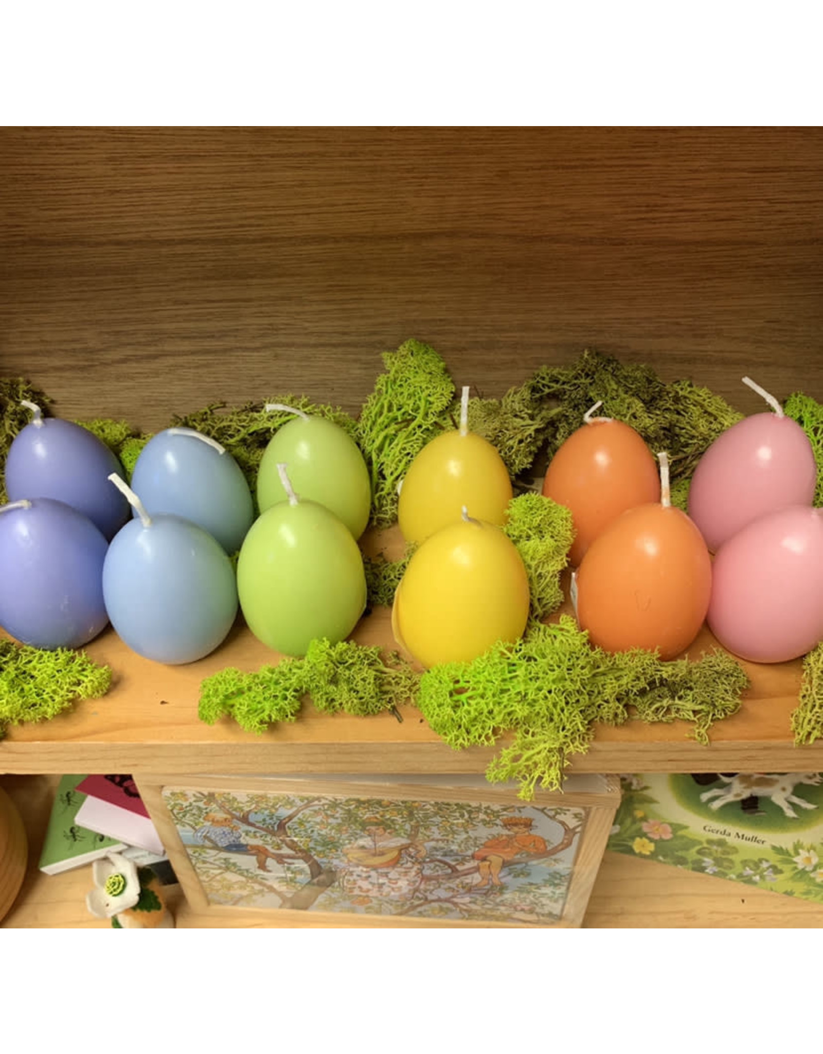 Pastel Egg Candle - Parafin