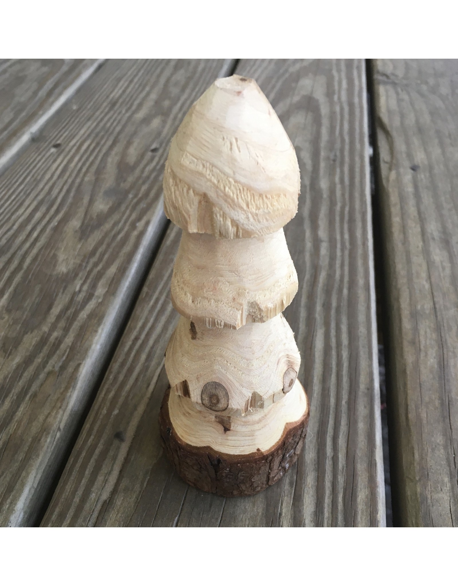 Hand Carved Tree 6"
