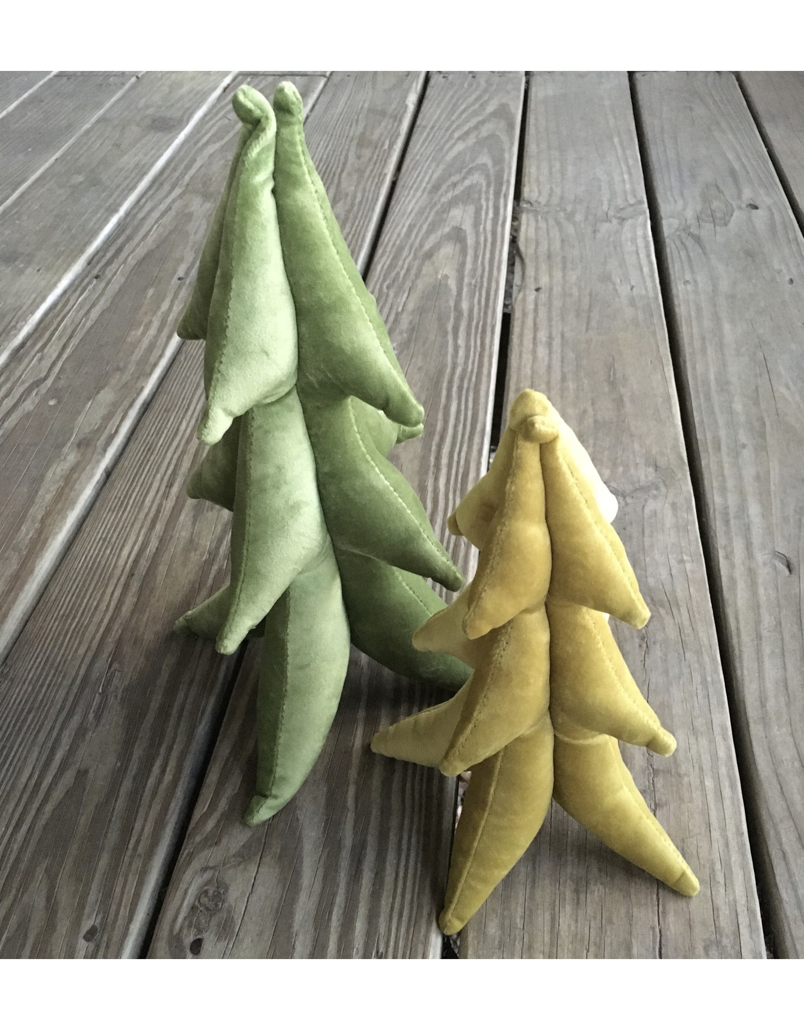 Green Velvet Tree 13"