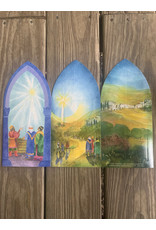 The Christmas Story Lantern Advent Calendar - 14x10 local pick up only