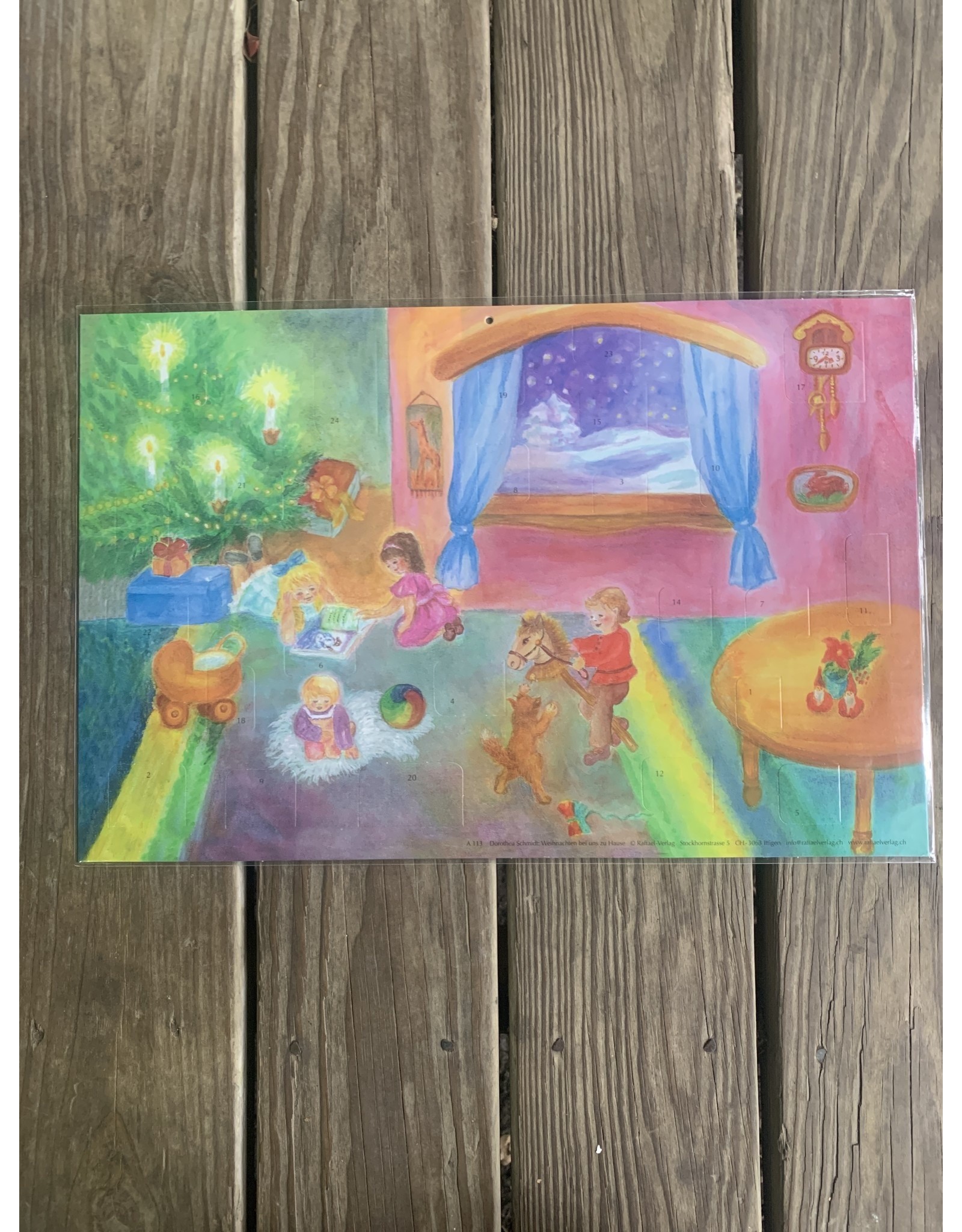 Children at Home Advent Calendar 12x18.5