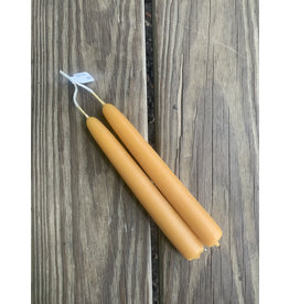 Beeswax Taper Candle Pair 6" x 3/4