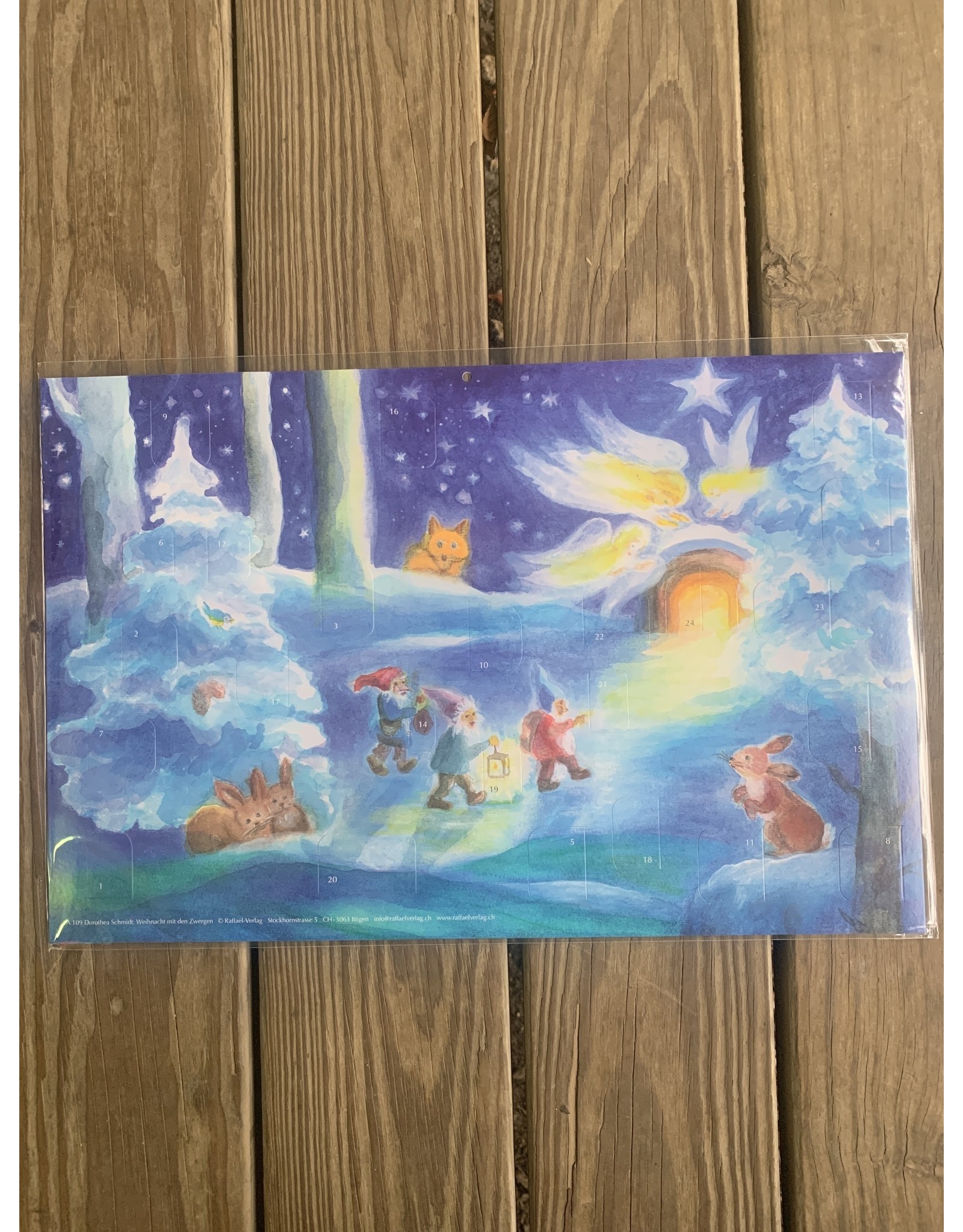 Christmas with the Dwarfs Advent Calendar 12x18.5