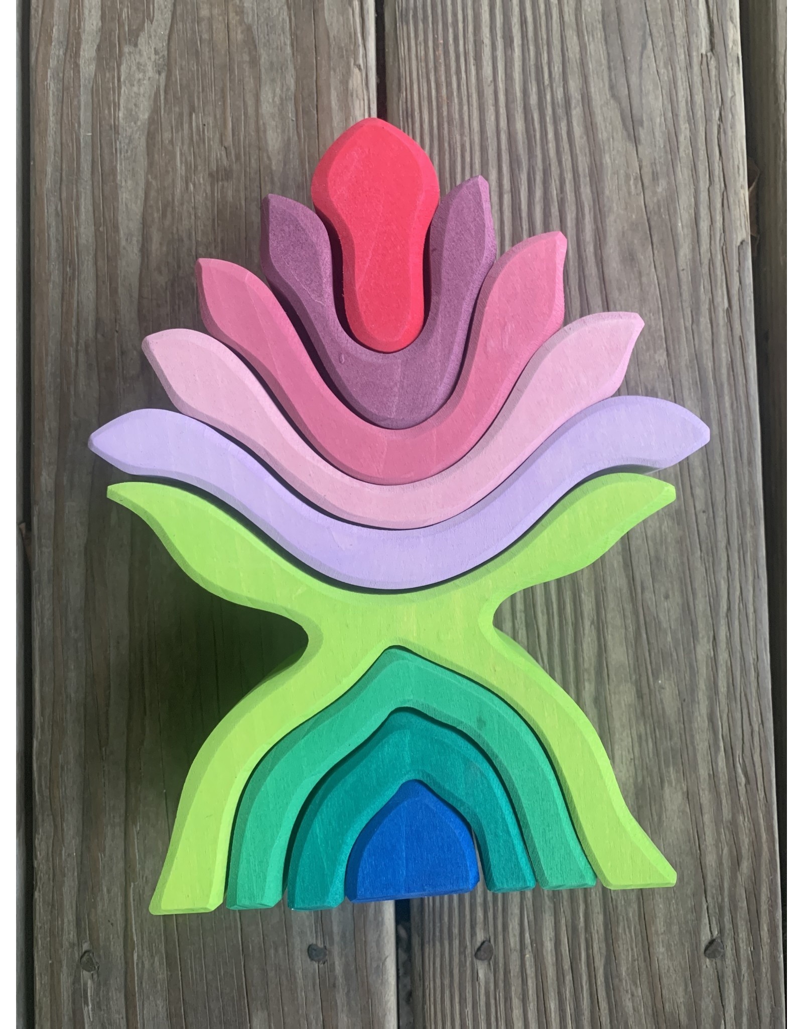 Sale! Little Flowers Nesting Blocks 9in - Grimm's. was $57