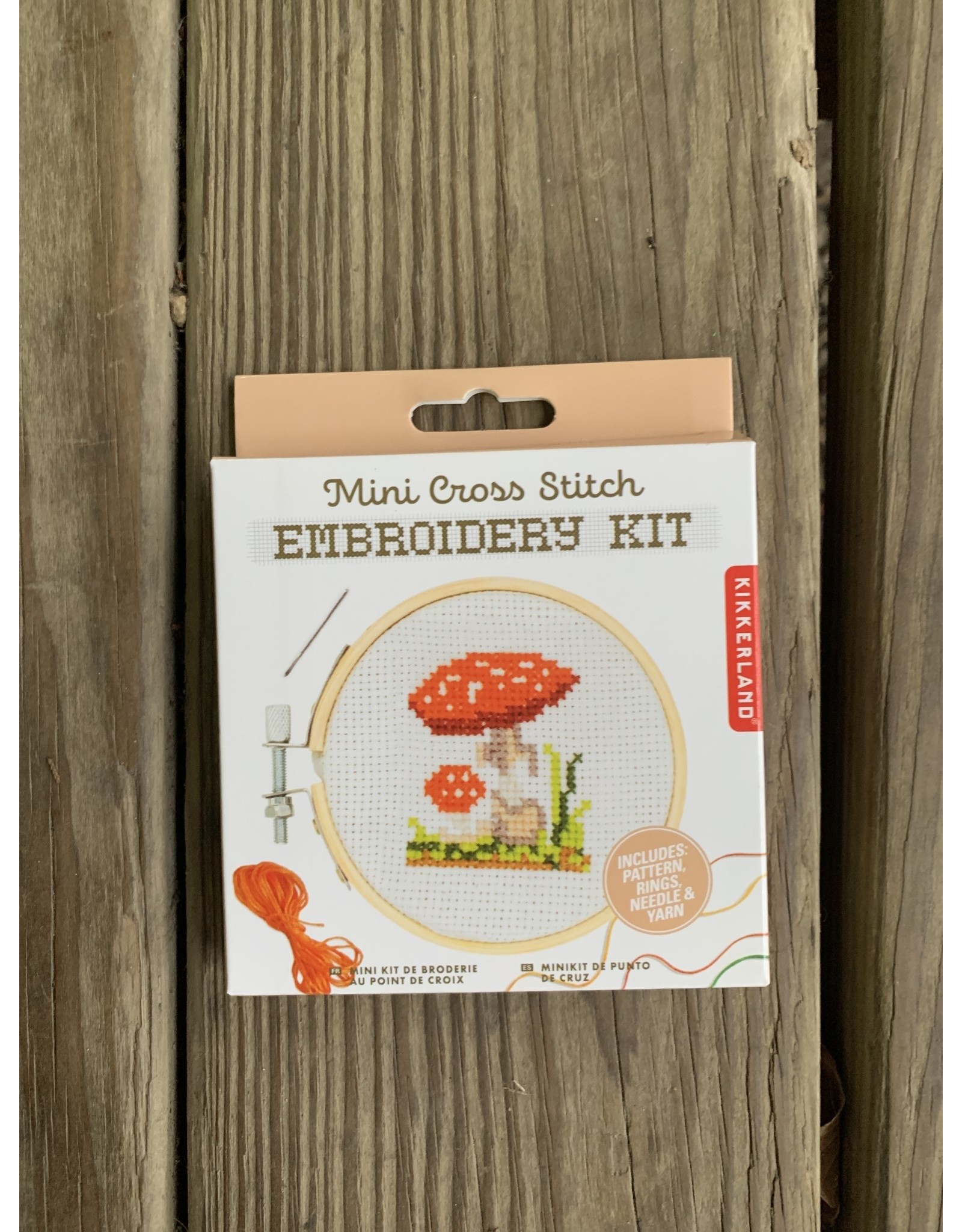 CrossStitch Embroidery Kit - Mushroom