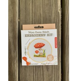 CrossStitch Embroidery Kit - Mushroom