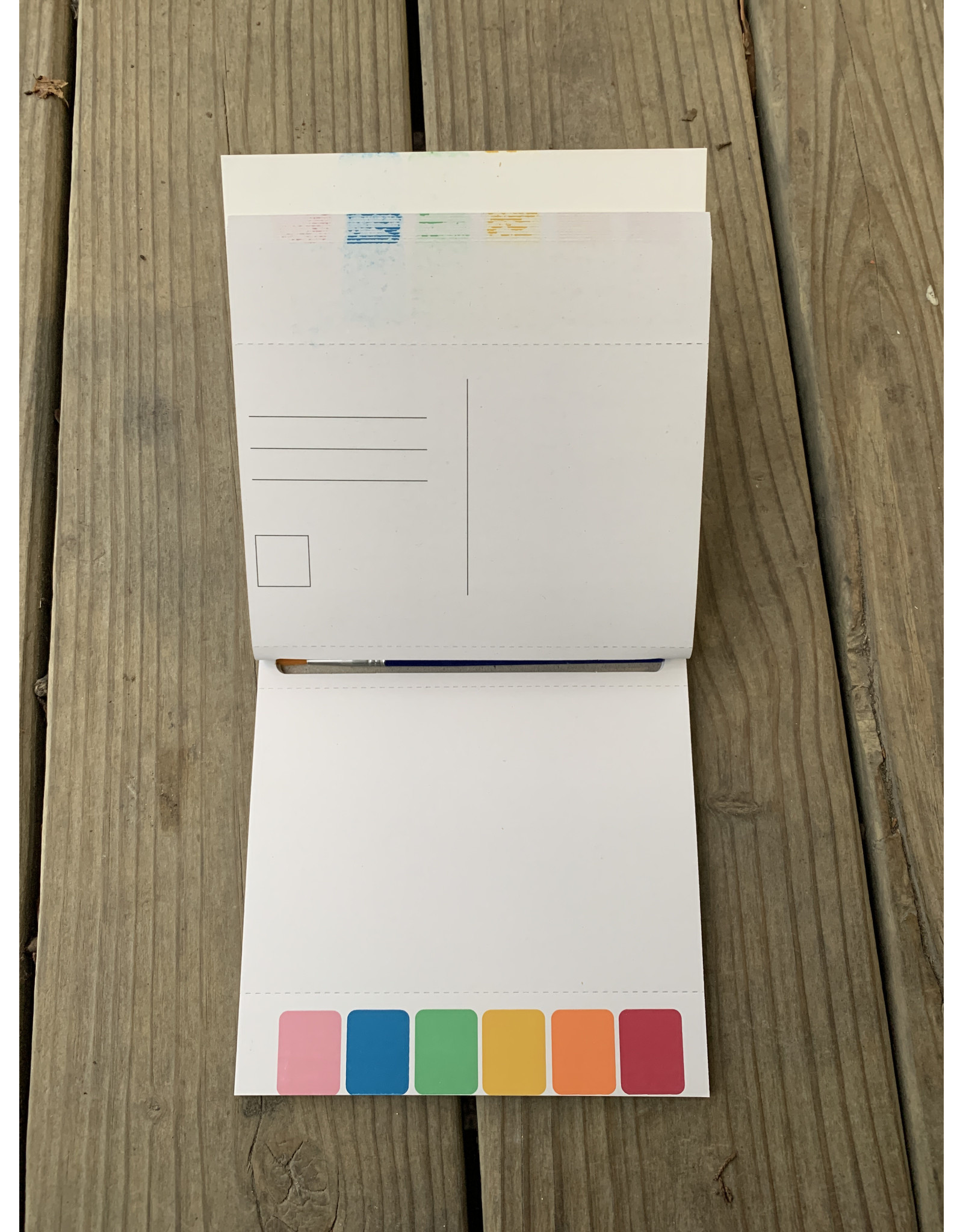 Watercolor Postcard Book