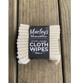 Set of 12 Washable Organic Cloth Wipes