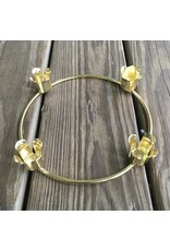 Simple Advent Ring Brass
