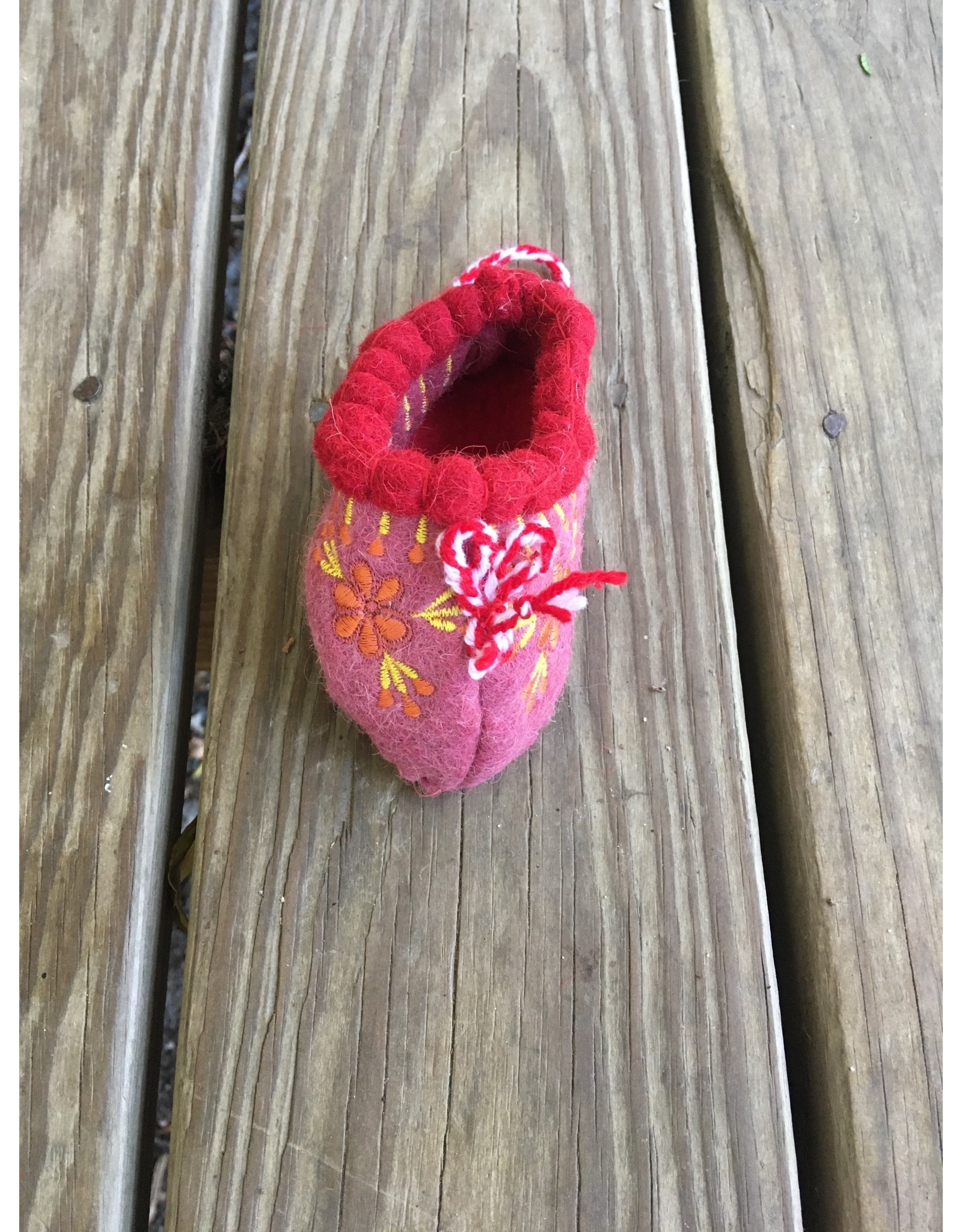 Wool Felt Shoe Ornament