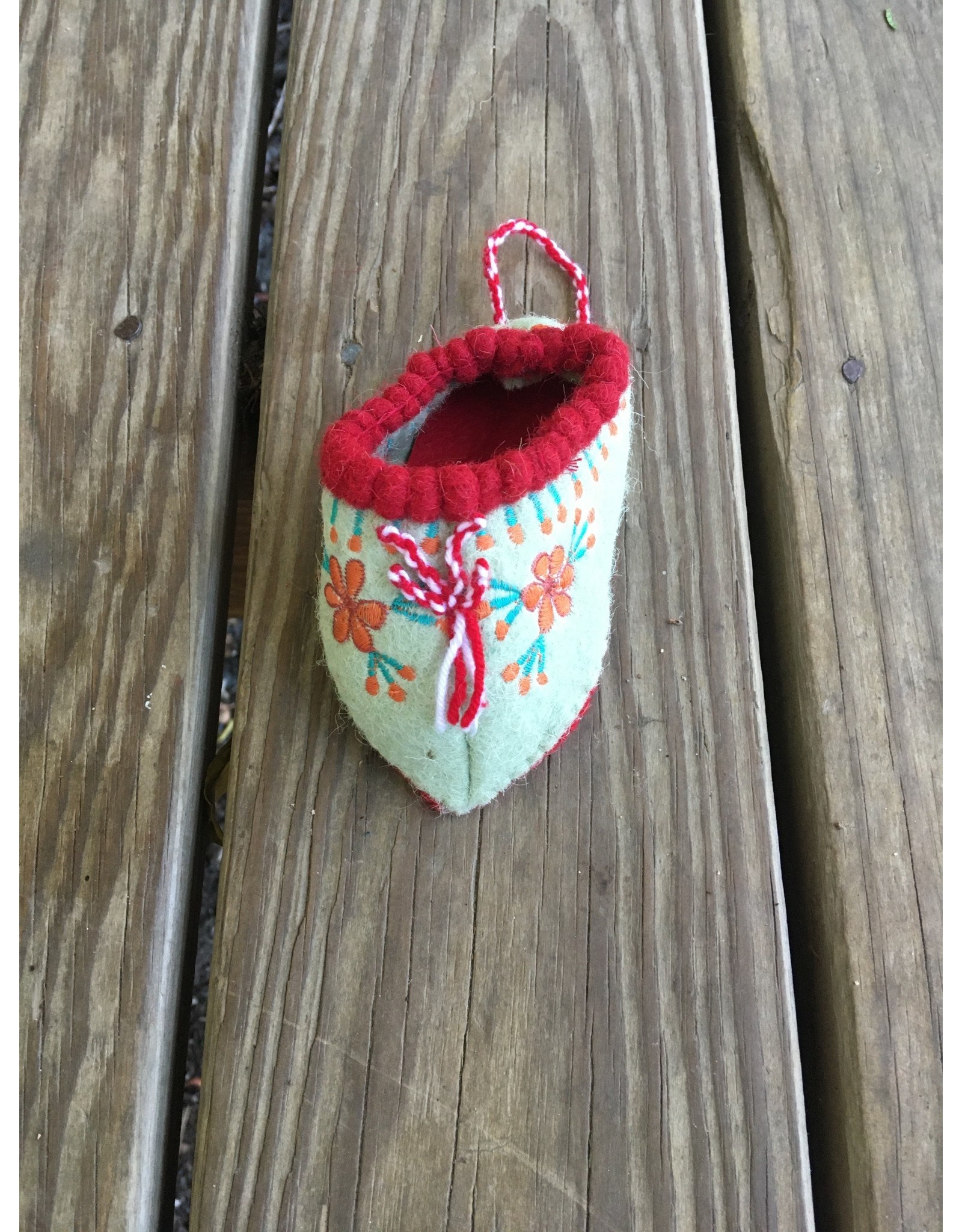 Wool Felt Shoe Ornament