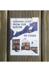 From Our Shelter to Yours Card Set  of 6 - blank Inside