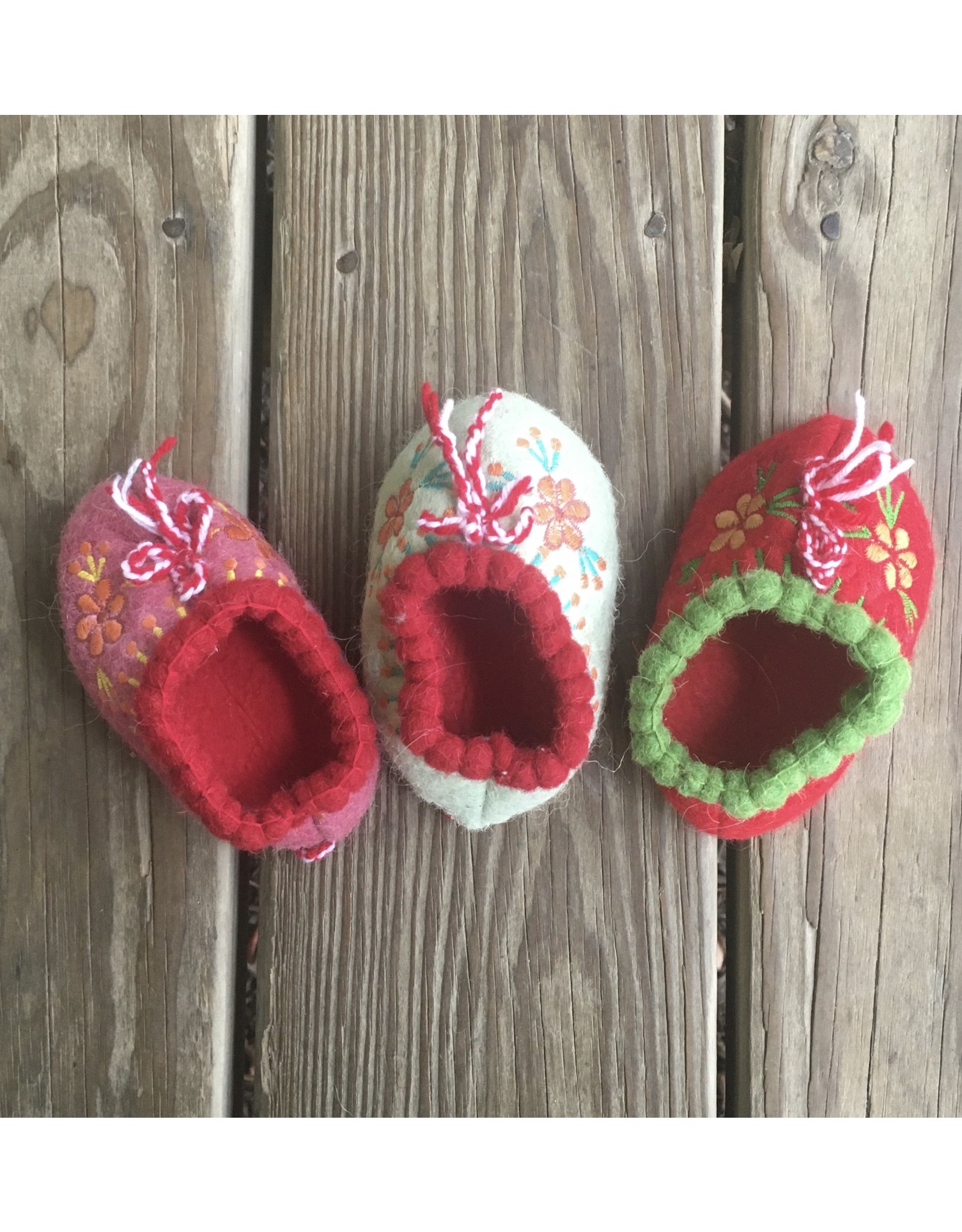 Wool Felt Shoe Ornament