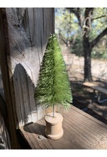 Bottle Brush Tree on Wooden Bobbin