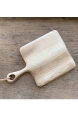 Acacia Square Board with Handle Mini. 5x5 with 2" handle