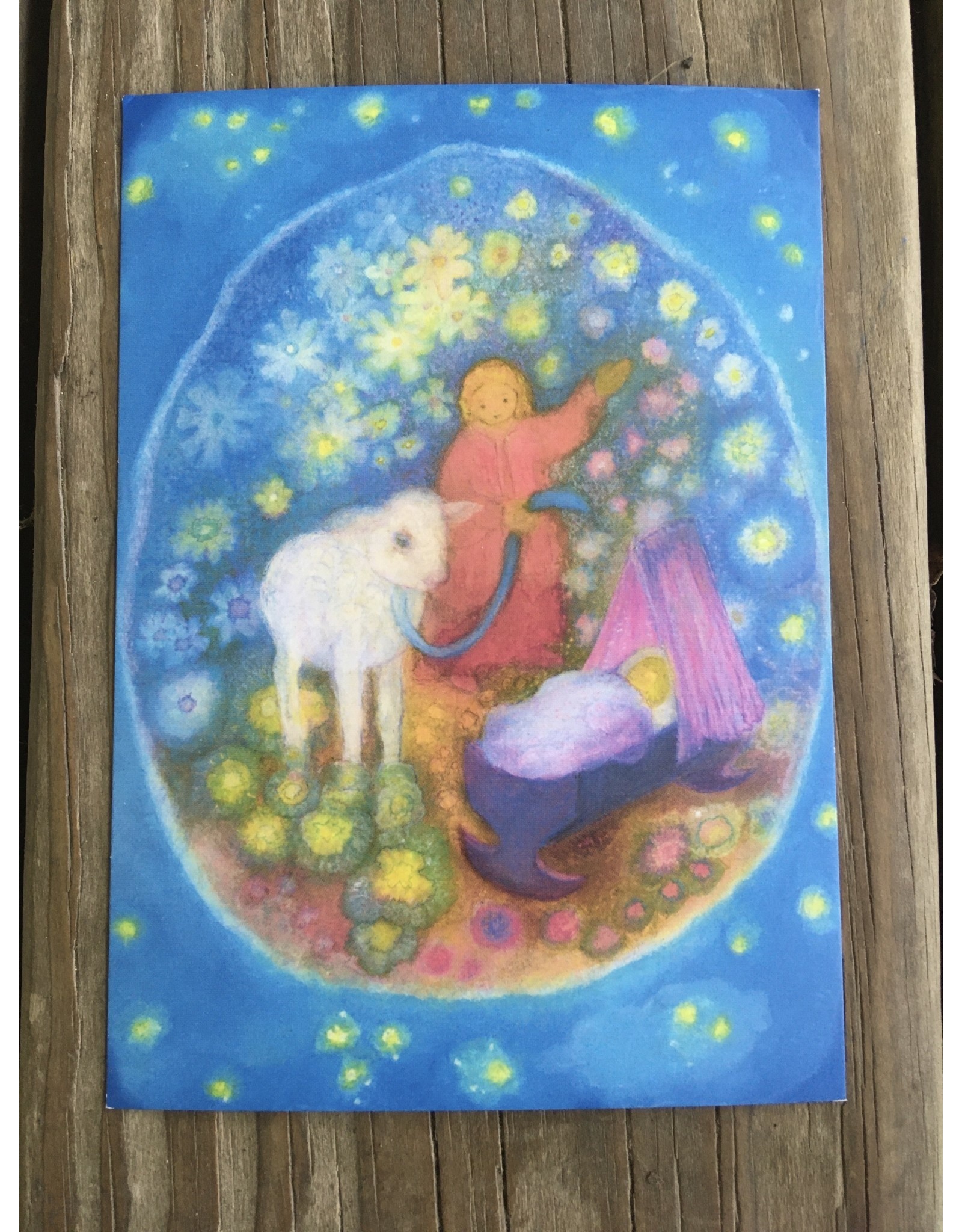 Wynstones Dream Lamb Postcard - Angela Koconda