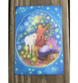 Wynstones Dream Lamb Postcard - Angela Koconda