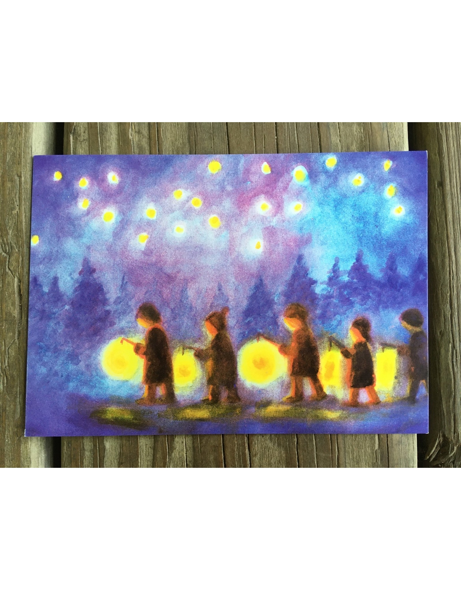 Wynstones Lantern Parade Postcard - Erika Hoffmann