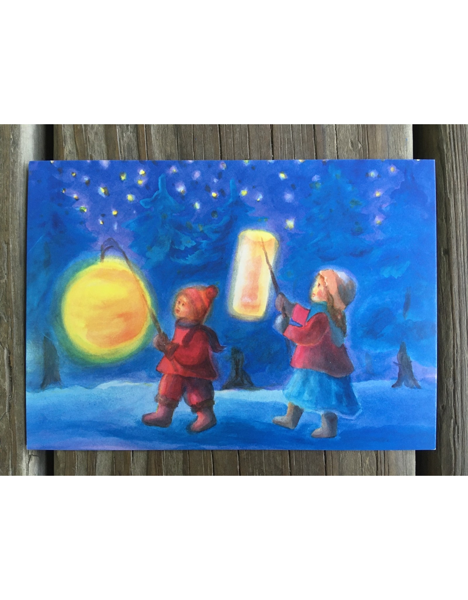 Lantern Procession Postcard - Dorothea Schmidt