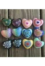 Mandala Chime Heart 1.5" - assorted