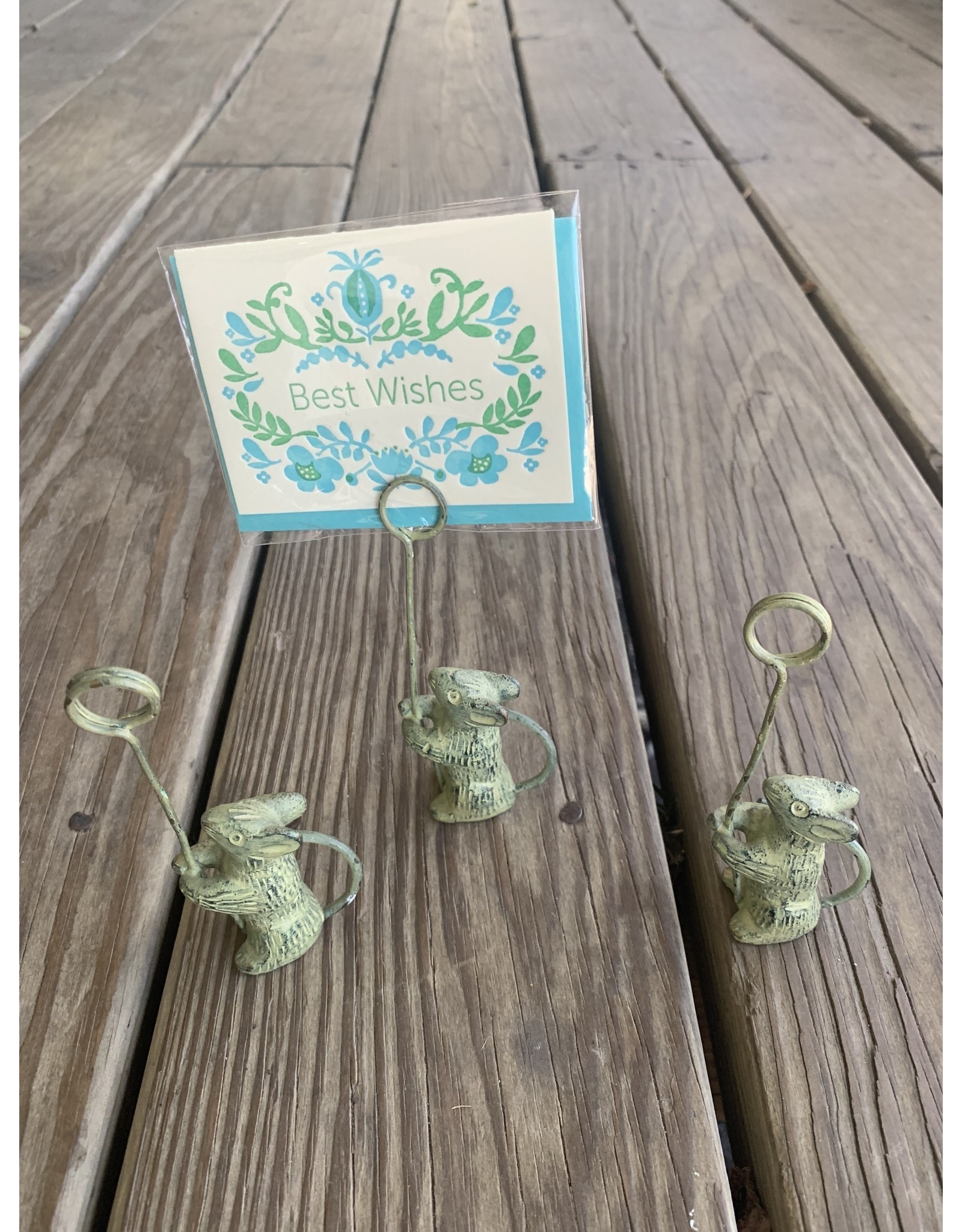 Mouse Picture Holder - cast iron