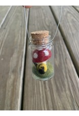 Bottle Ornament: Mushroom & Snail