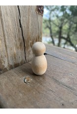 Wooden Baby or Bee Peg Doll 1-1/4"