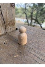 Wooden Tot Peg Doll 1-3/16"