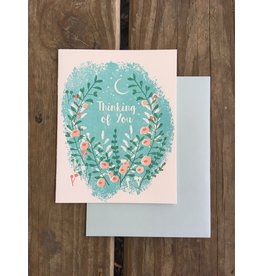 Flowers Thinking of You Card 4.25x5.5