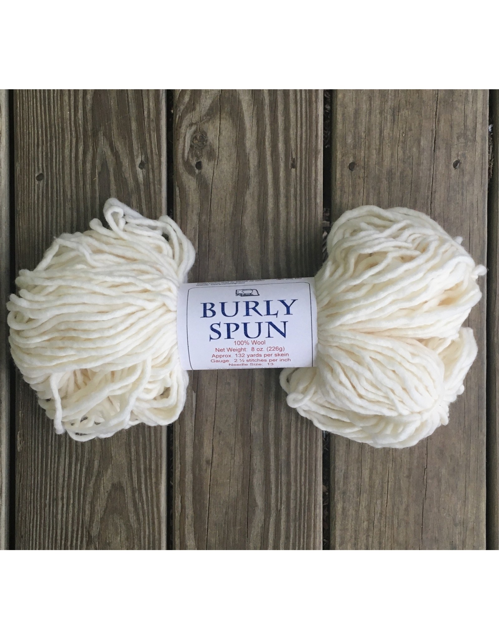 BURLY SPUN 100% WOOL Cream BS10