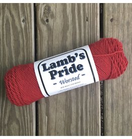 LAMBS PRIDE Worsted Blue Blood Red M80