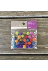 Tiny Felted Wool Ball Assort 30pcs