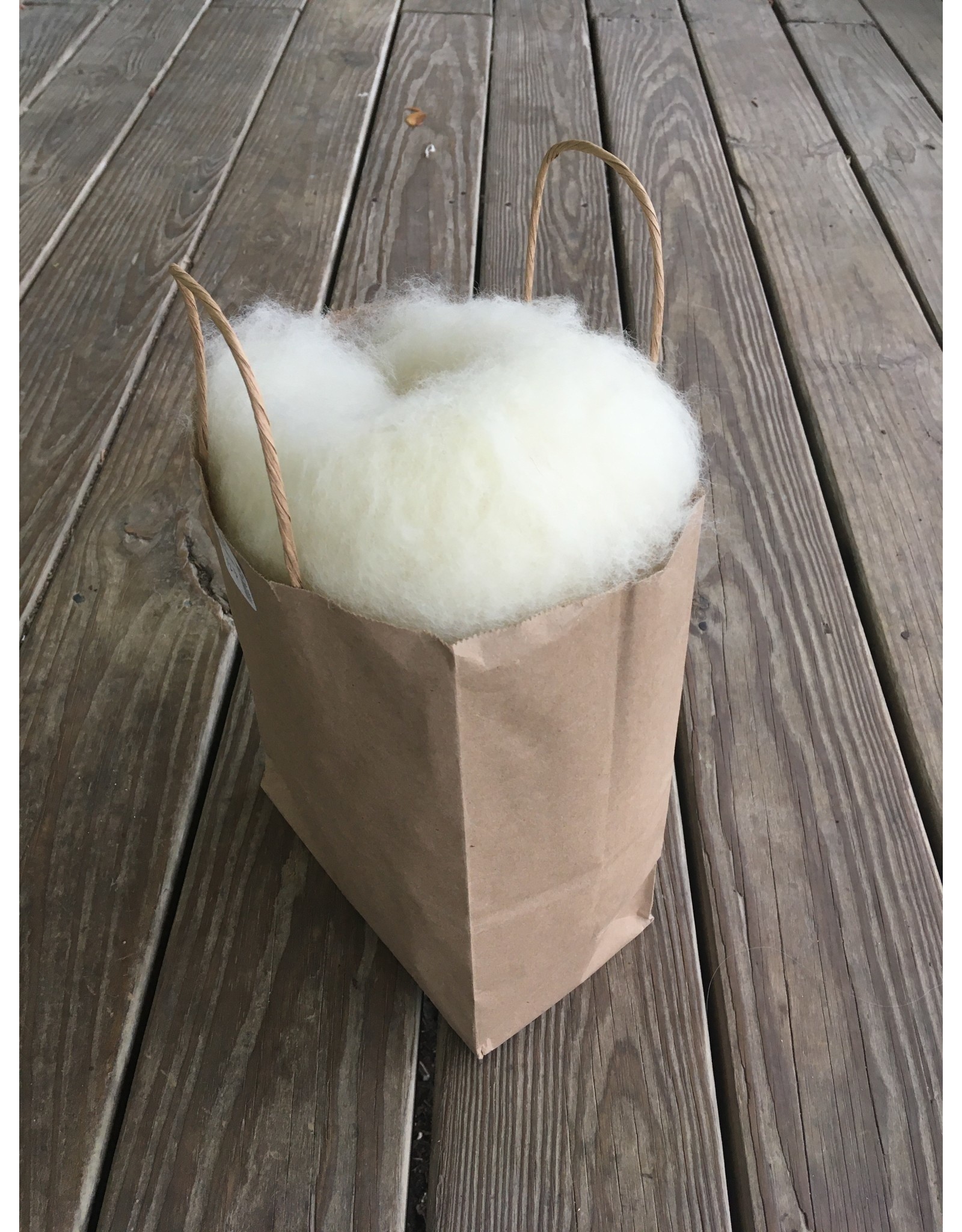 Wool Batting - Natural 0.5 lb