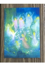 Wynstones Elf Dance Postcard - Angela Koconda