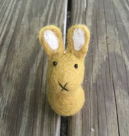 Felt Bunny, Small Ochre 3"