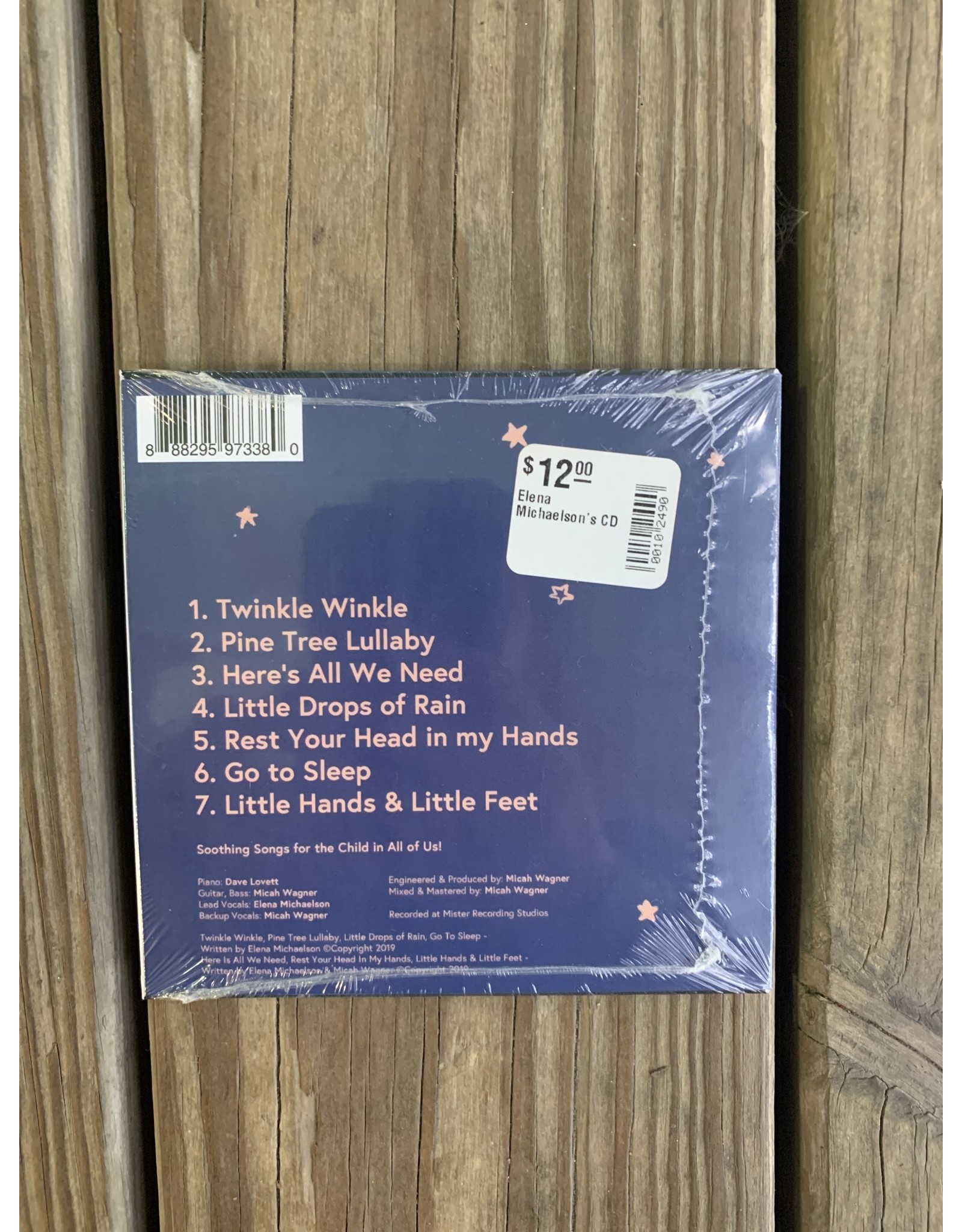 Elena Michaelson’s CD Pine Tree Lullaby
