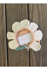 Peach Daisy Baby Bonnet