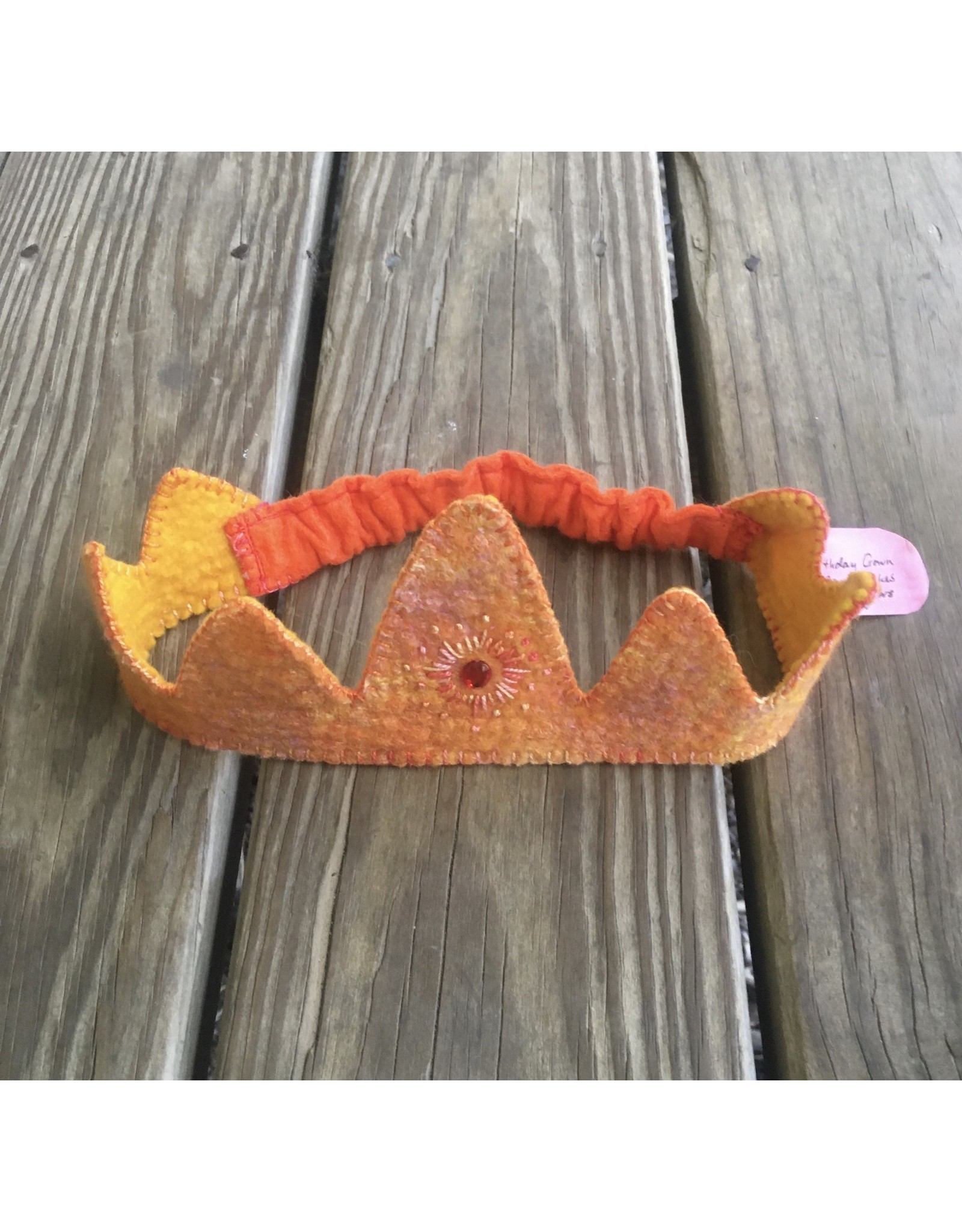 Orange Birthday Crown By Claudia Kunz