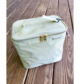 Sage Linen Lunch Pouch 9"