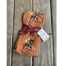 Milkbarn Woolly Mammoth Burp Cloth - Organic