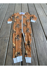 Milkbarn Zipper PJs Woolly Mammoth 18-24M