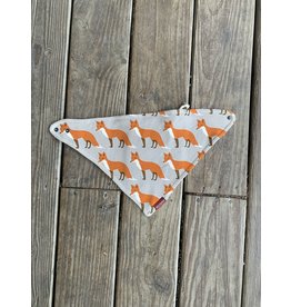 Milkbarn Organic Kerchief Bib - Orange Fox