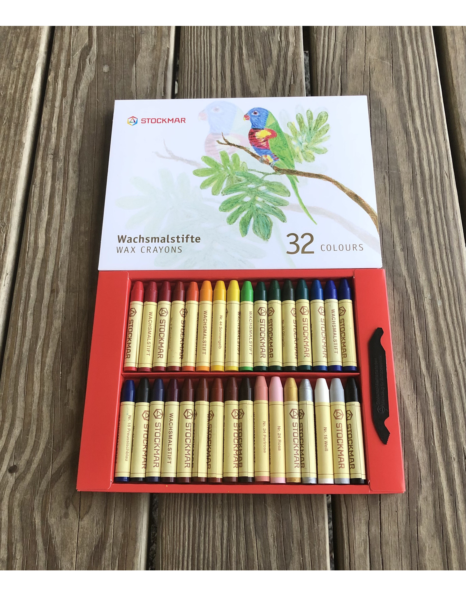 Stockmar Wax Stick Crayon Set - 32 Colors