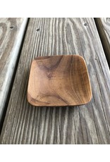Teak Square Bowl Mini - 3"