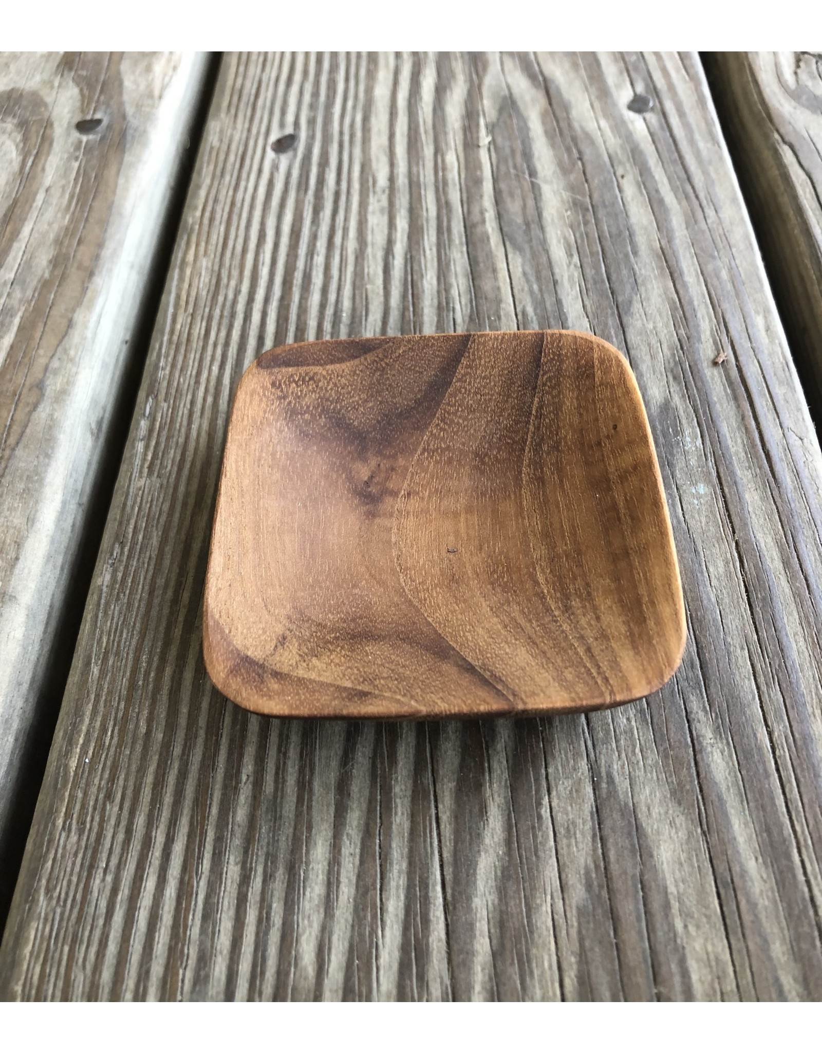 Teak Square Bowl Mini - 3"