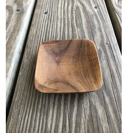 Teak Square Bowl Mini - 3"