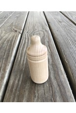 Wooden Doll Bottle 4"